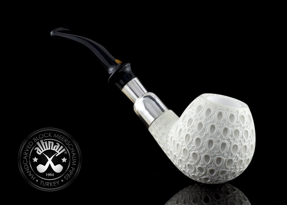 altinay-spigot-apple-meerschaumpfeife-silber-acryl image 4