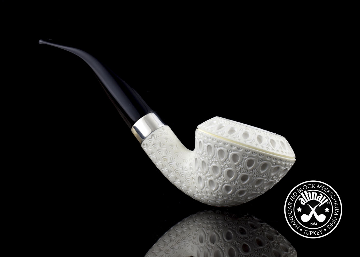 altinay-classic-rhodesian-meerschaumpfeife-silberring image 4
