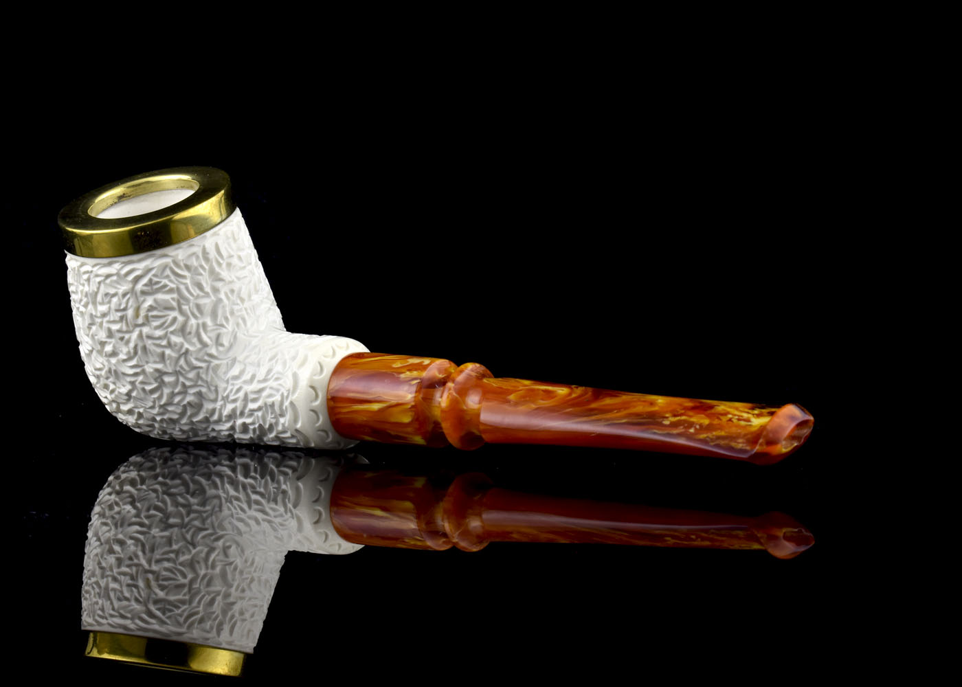 altinay-classic-meerschaumpfeife-billiard-messingkappe image 4