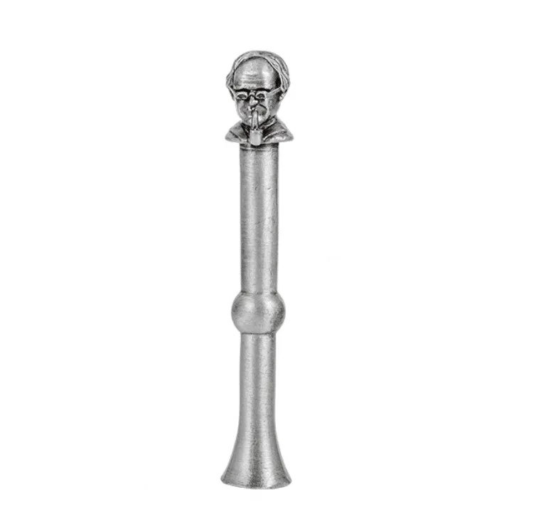 peterson-thinking-man-pfeifenstopfer-zinn-tamper-figur image 1