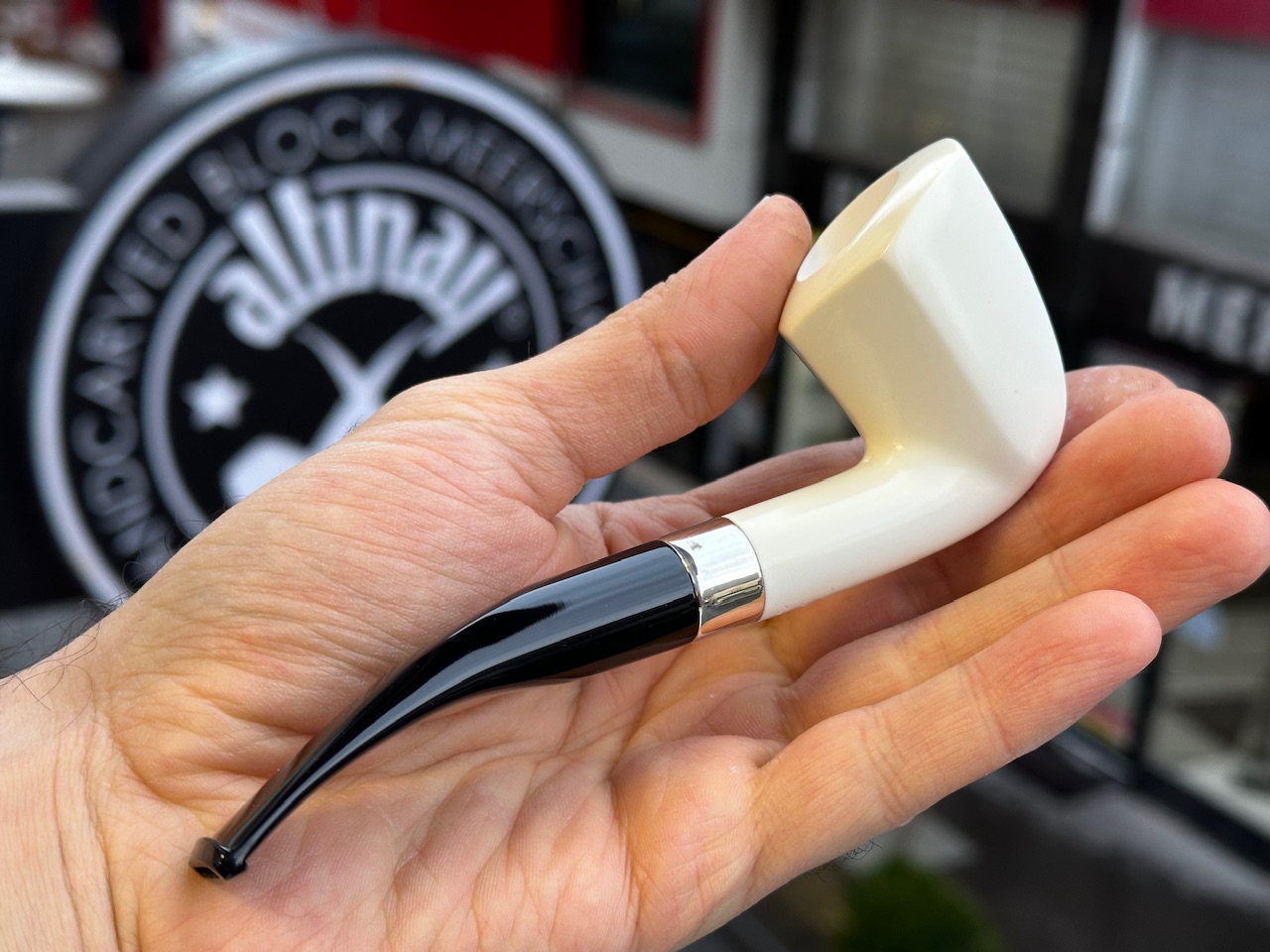 altinay-classic-panel-meerschaumpfeife-silberband image 2