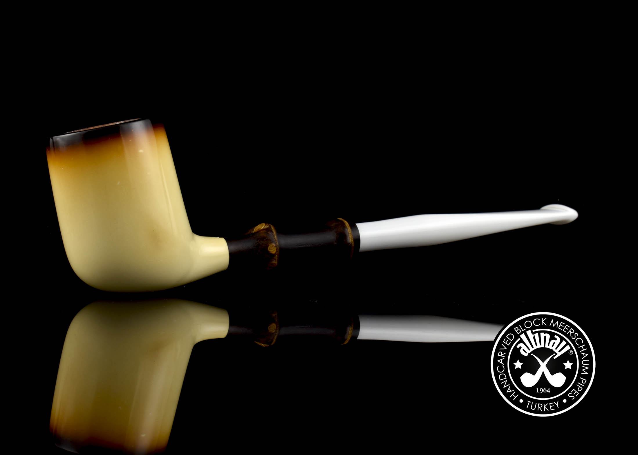 altinay-bamboo-black-billiard-52272-meerschaumpfeife image 2