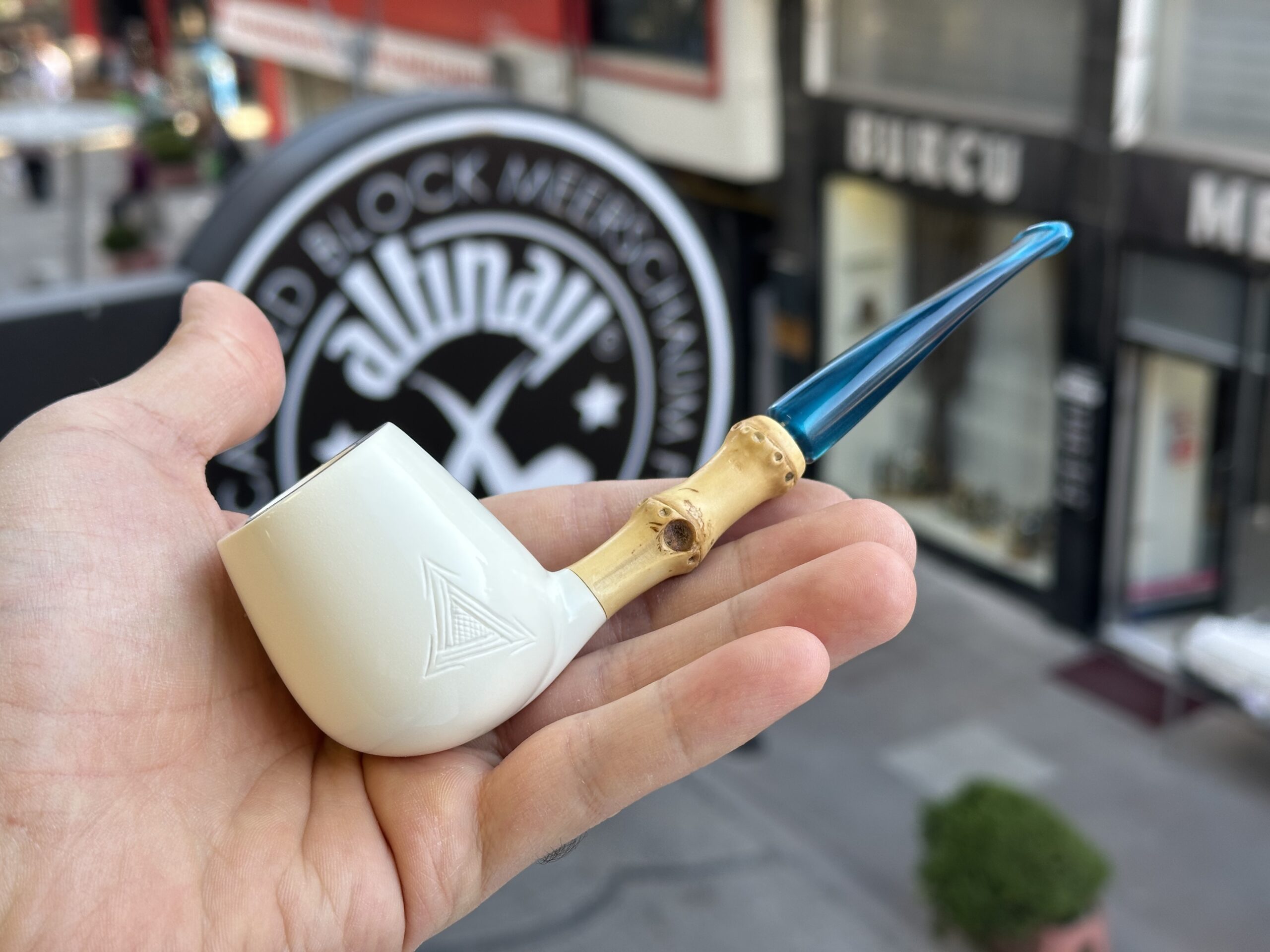 altinay-bamboo-apple-meerschaum-pfeife-bambus-wei image 1