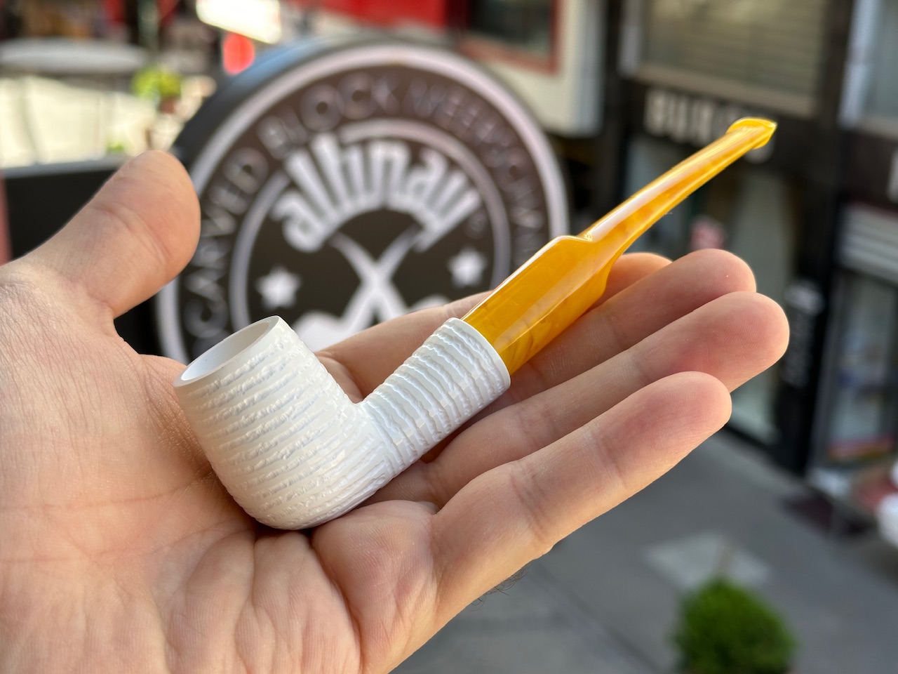 altinay-classic-billiard-meerschaumpfeife-gerade-blockmeerschaum image 1