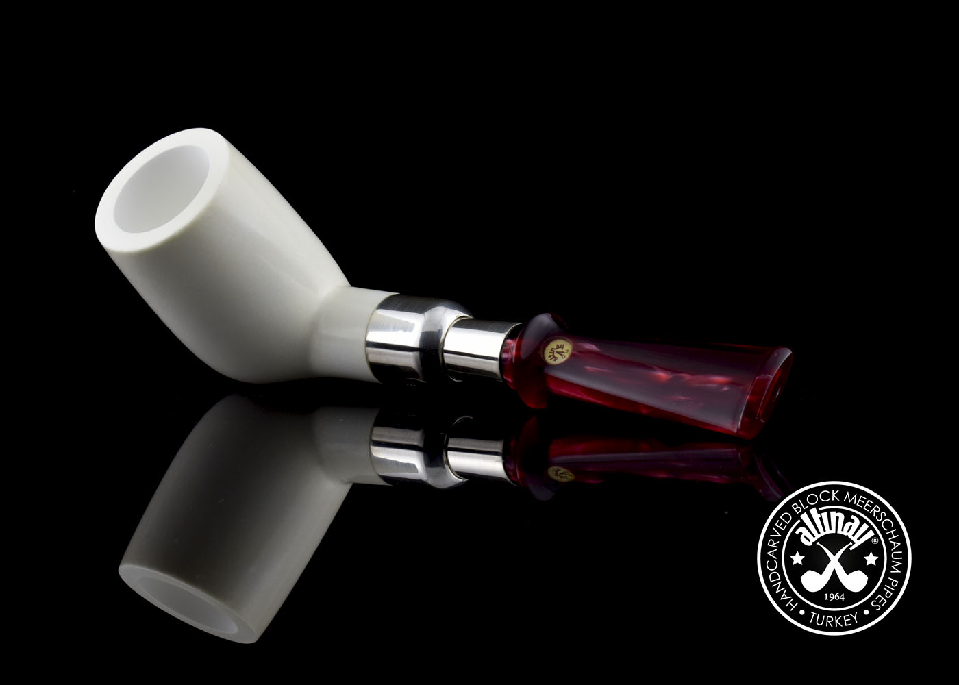 altinay-spigot-army-billiard-meerschaumpfeife-silber-spigot-4 image 4