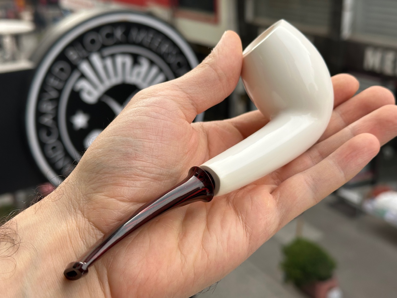 altinay-classic-egg-meerschaumpfeife-cumberland-ebonit image 2