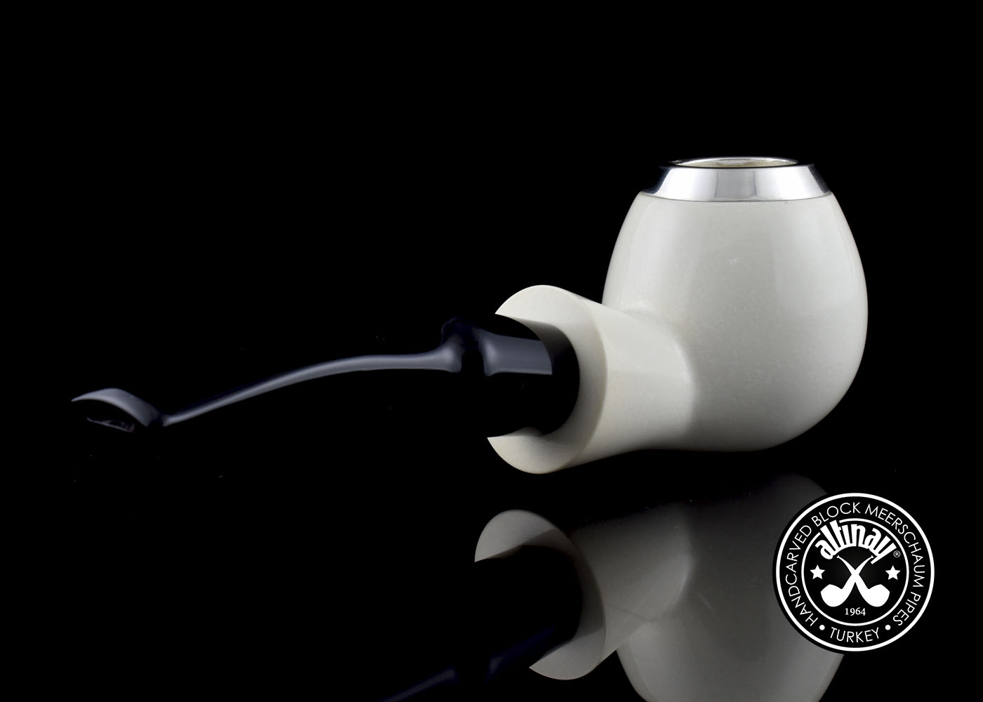 altinay-classic-top-silver-brandy-meerschaumpfeife-silberring image 4