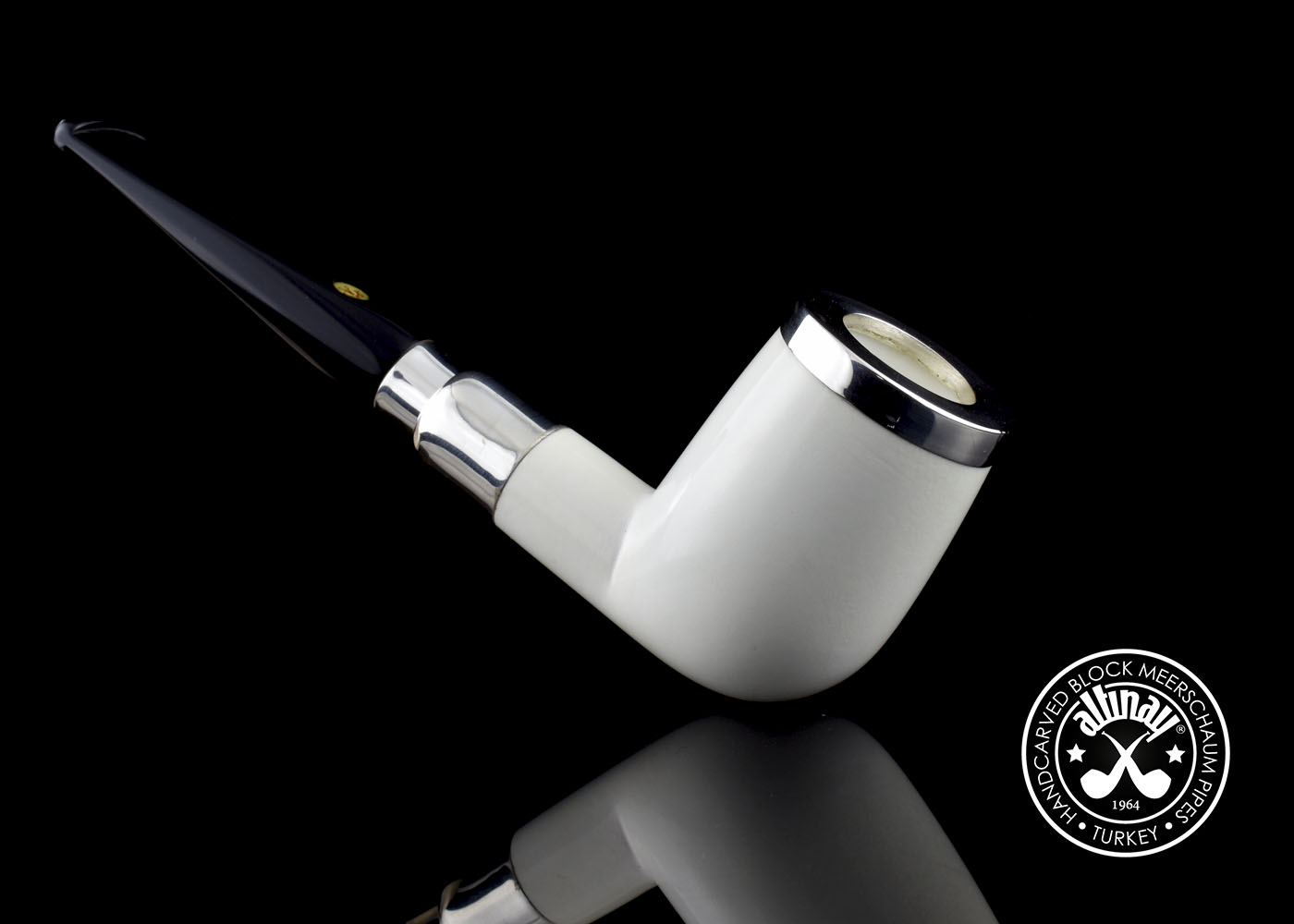 altinay-spigot-army-top-silver-billiard-spigot-meerschaumpfeife image 4