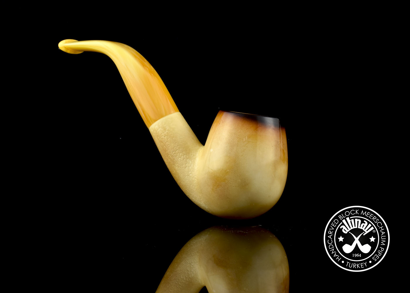 altinay-calcined-bent-billiard-meerschaumpfeife-braun image 3