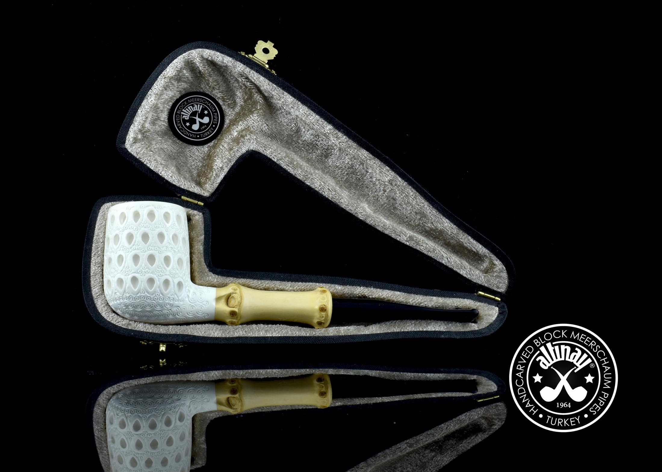 altinay-bamboo-billiard-meerschaumpfeife-bambus-natur-4 image 2