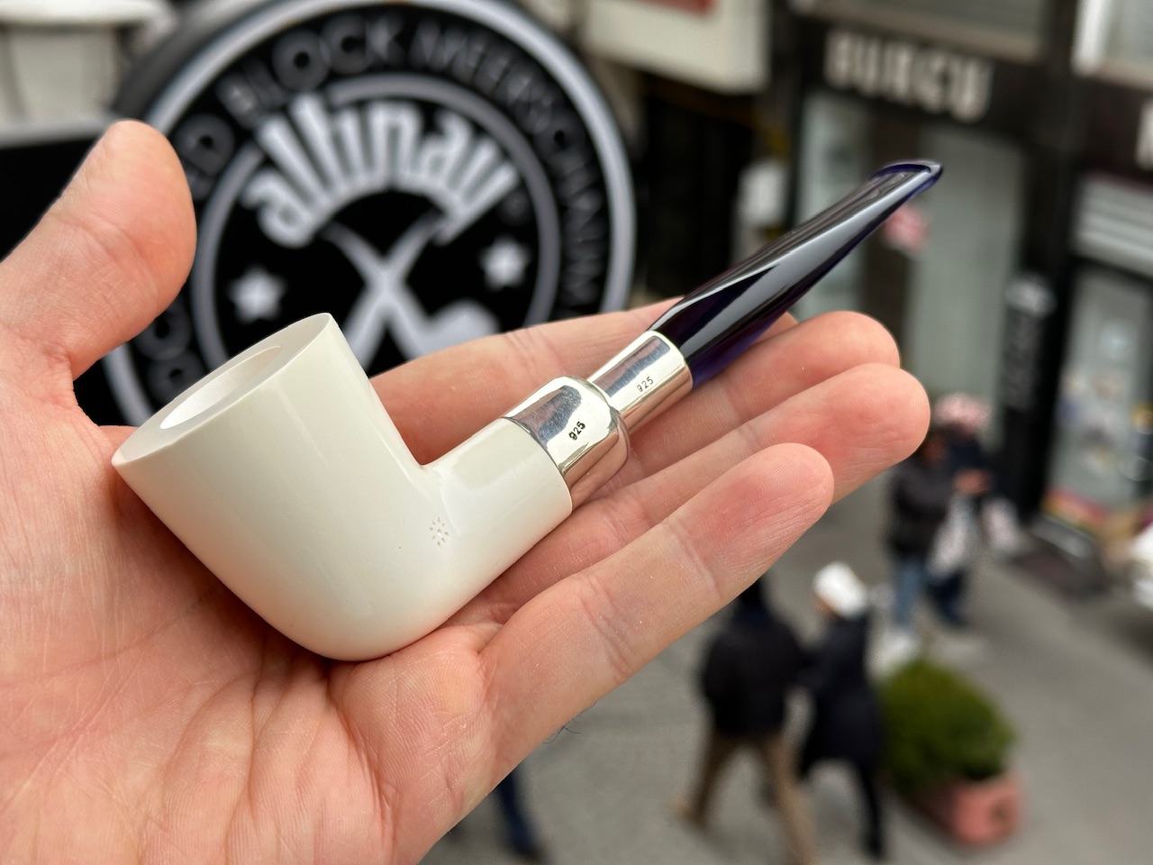 altinay-spigot-dublin-meerschaumpfeife-silber-spigot-2 image 1