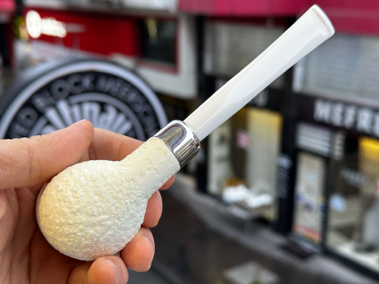altinay-billiard-silver-army-meerschaumpfeife-silberring image 4