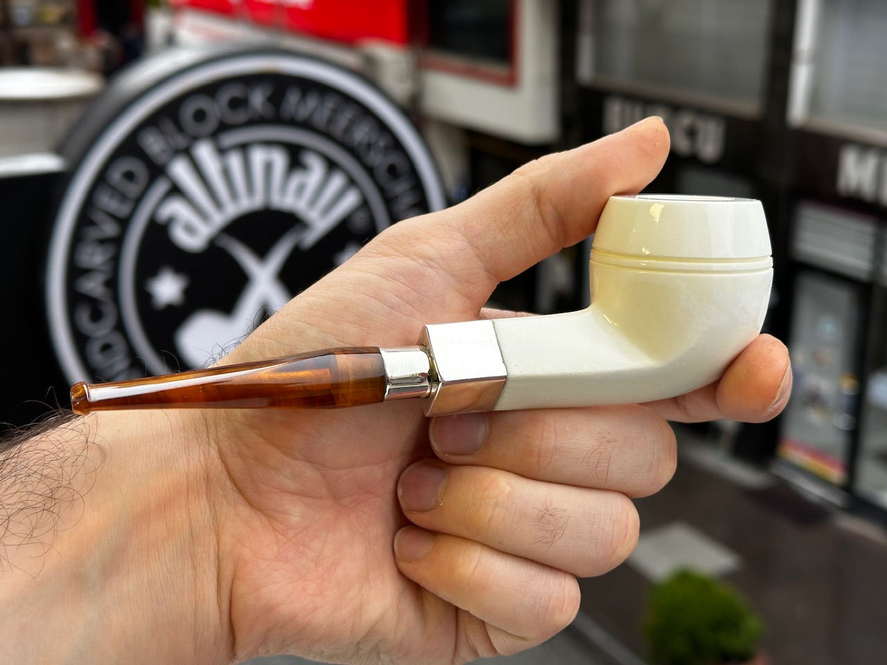 altinay-spigot-bulldog-silber-meerschaumpfeife-a image 3