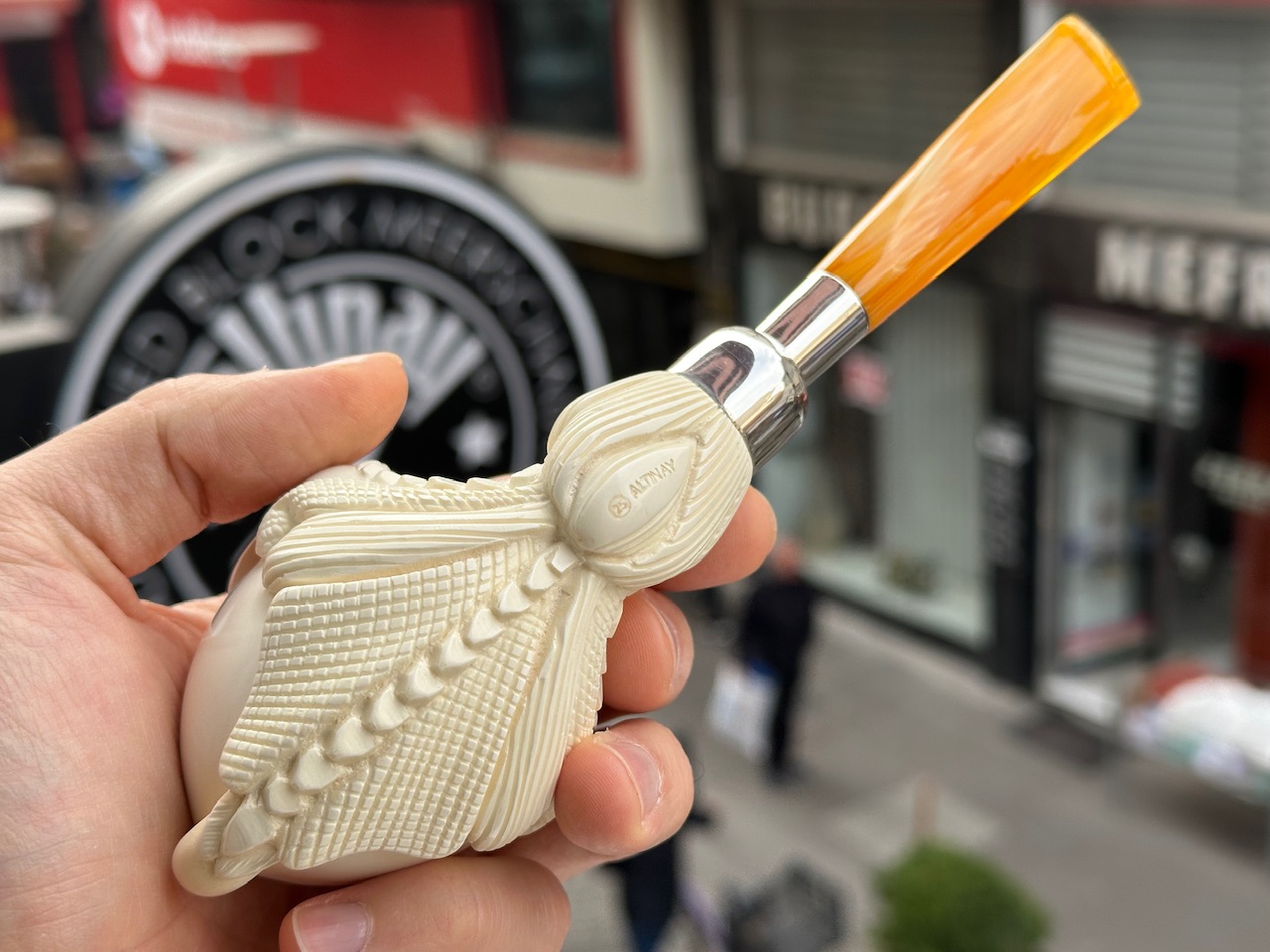altinay-eagle-s-claw-silber-spigot-meerschaumpfeife image 6