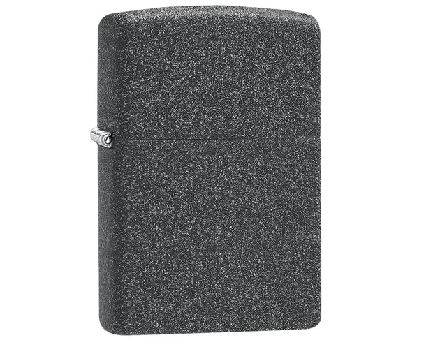 zippo-classic-iron-stone-benzinfeuerzeug-winddicht-geschenkbox image 1