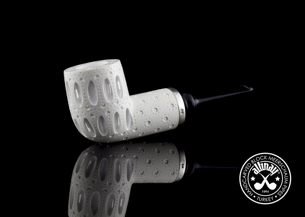 altinay-reverse-calabash-billiard-meerschaumpfeife-28002-silber image 3