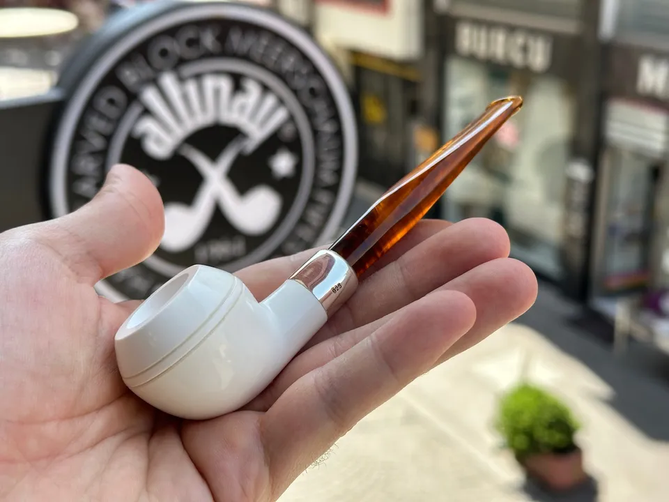 altinay-spigot-army-rhodesian-silver-army-pfeife-meerschaum image 1