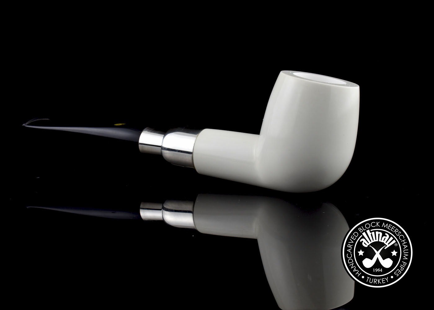 altinay-spigot-billiard-meerschaumpfeife-silber-spigot-4 image 5
