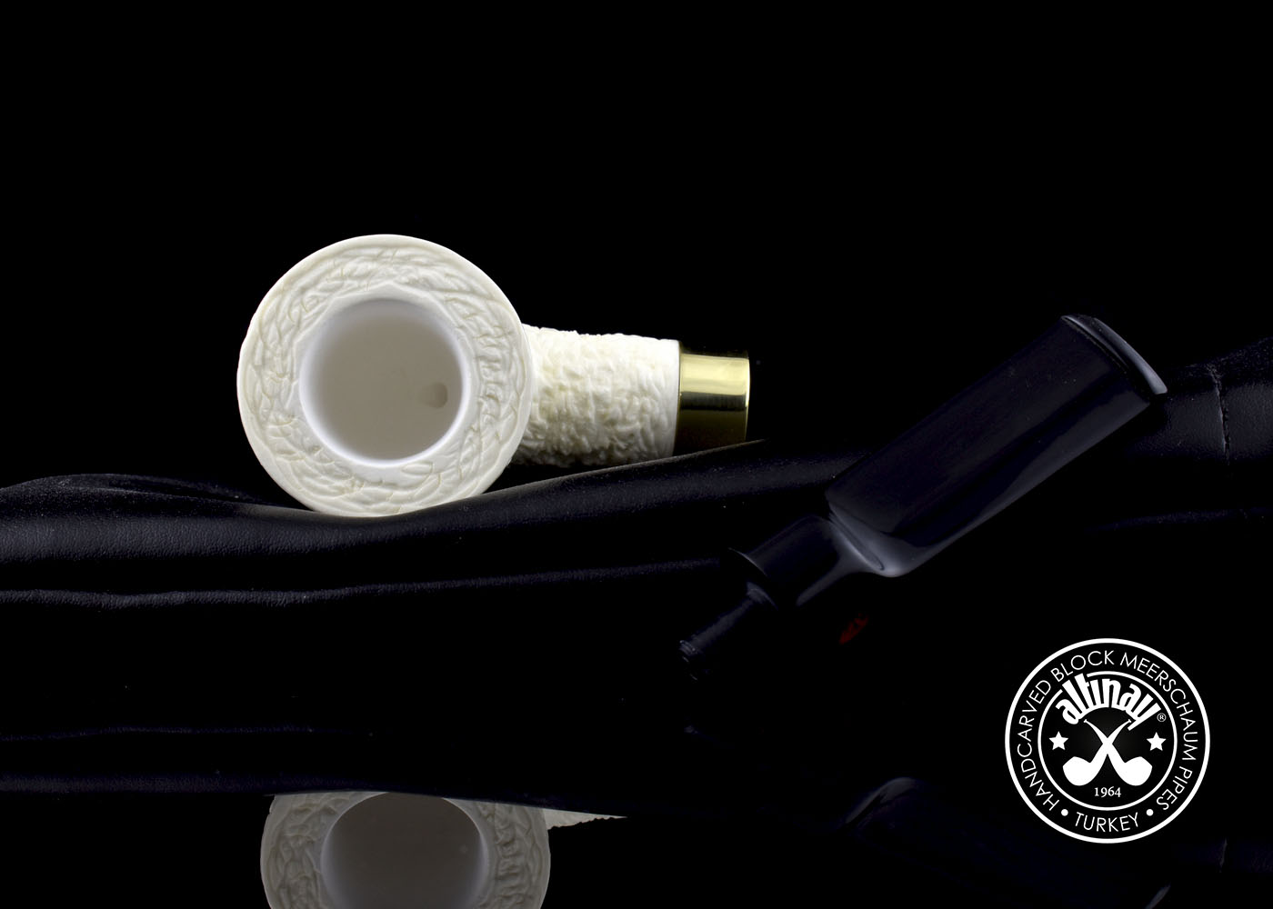 altinay-classic-poker-meerschaumpfeife-messingring image 4