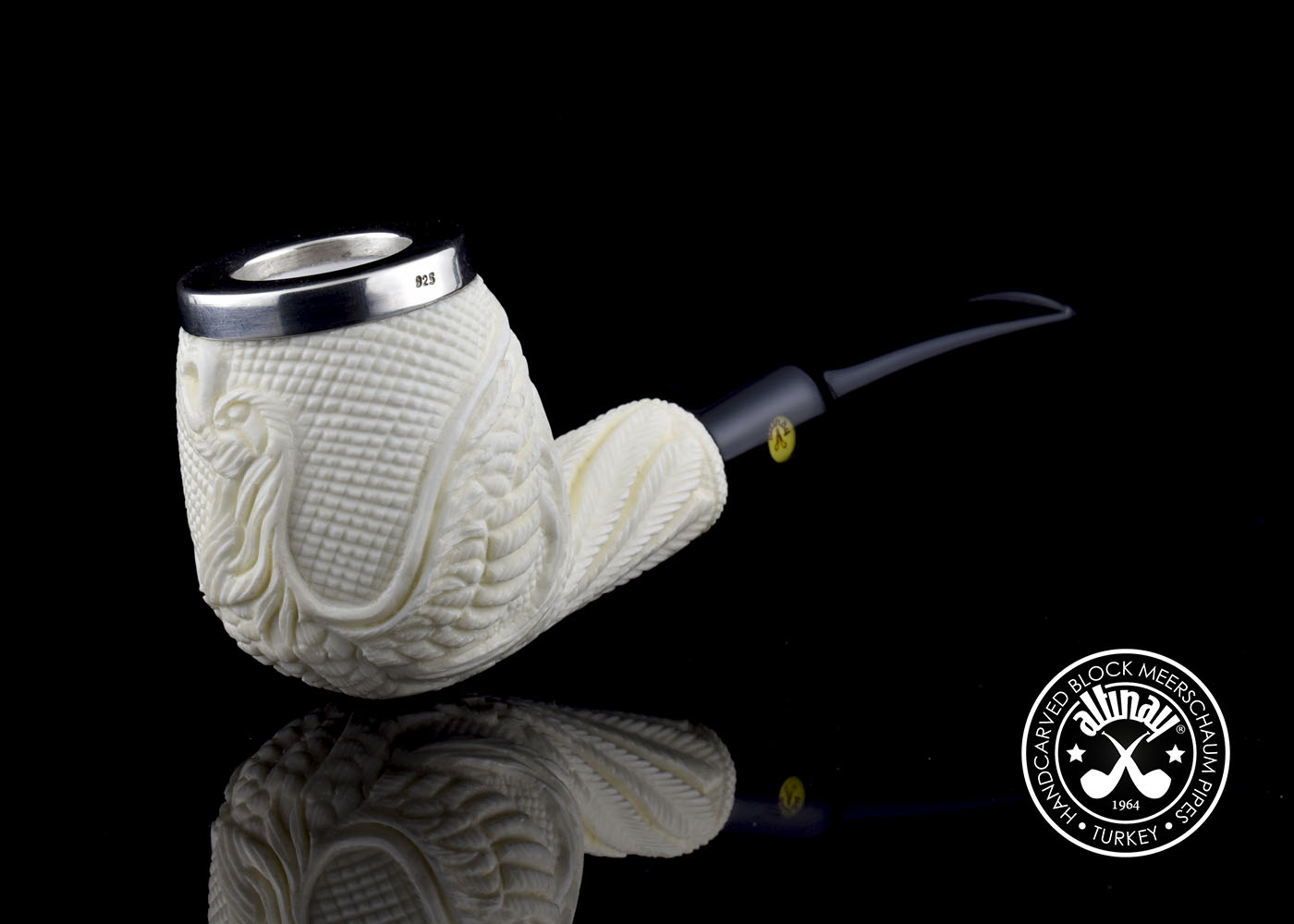 altinay-eagle-s-claw-apple-meerschaumpfeife-adler-2 image 1