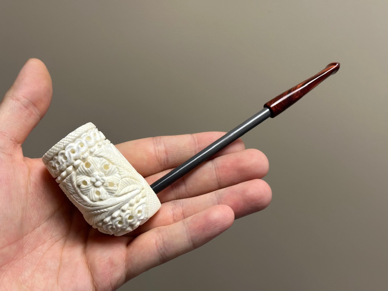 altinay-carbon-fiber-billiard-meerschaumpfeife-modern image 1
