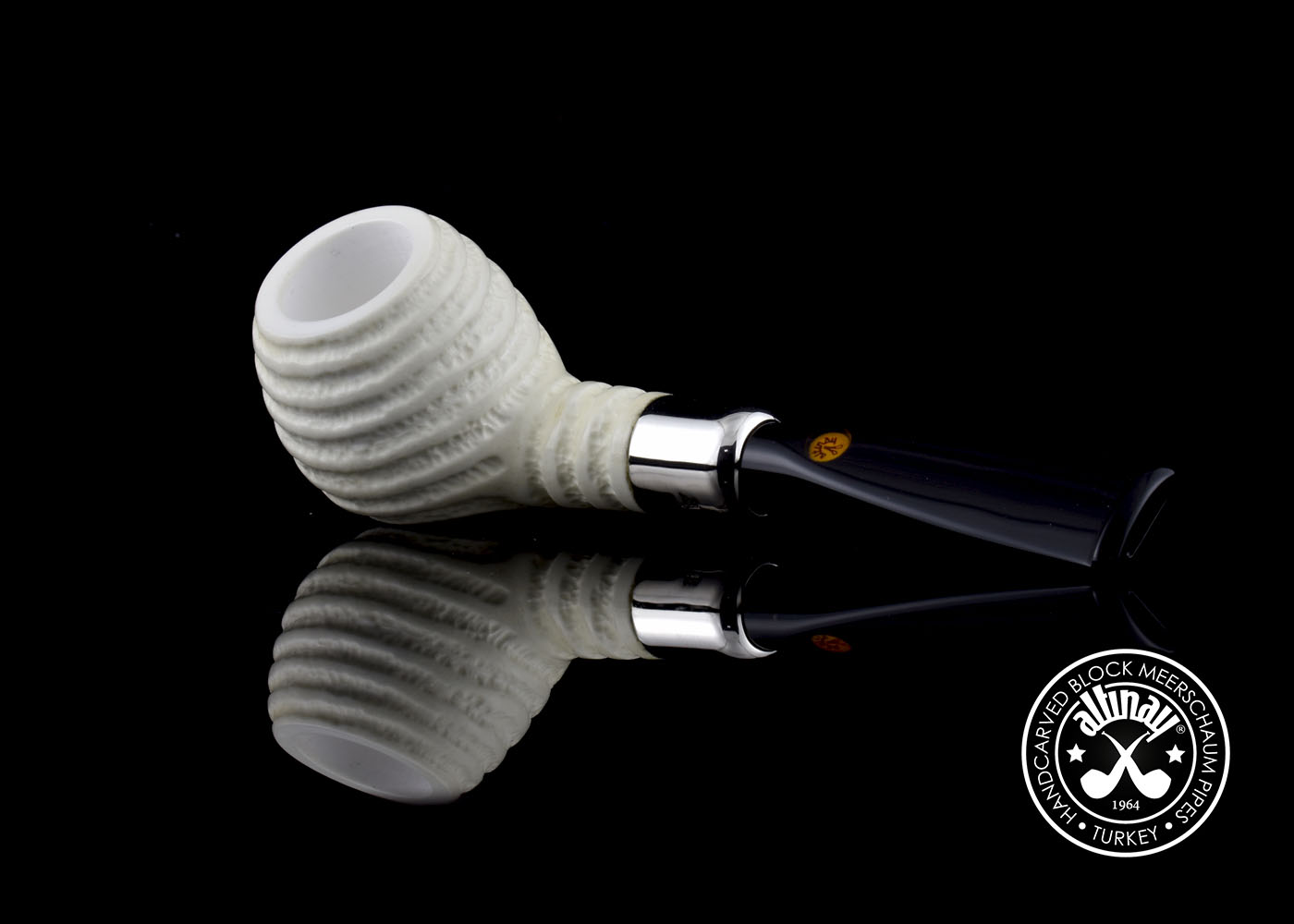 altinay-spigot-army-apple-meerschaumpfeife-silberring-2 image 4