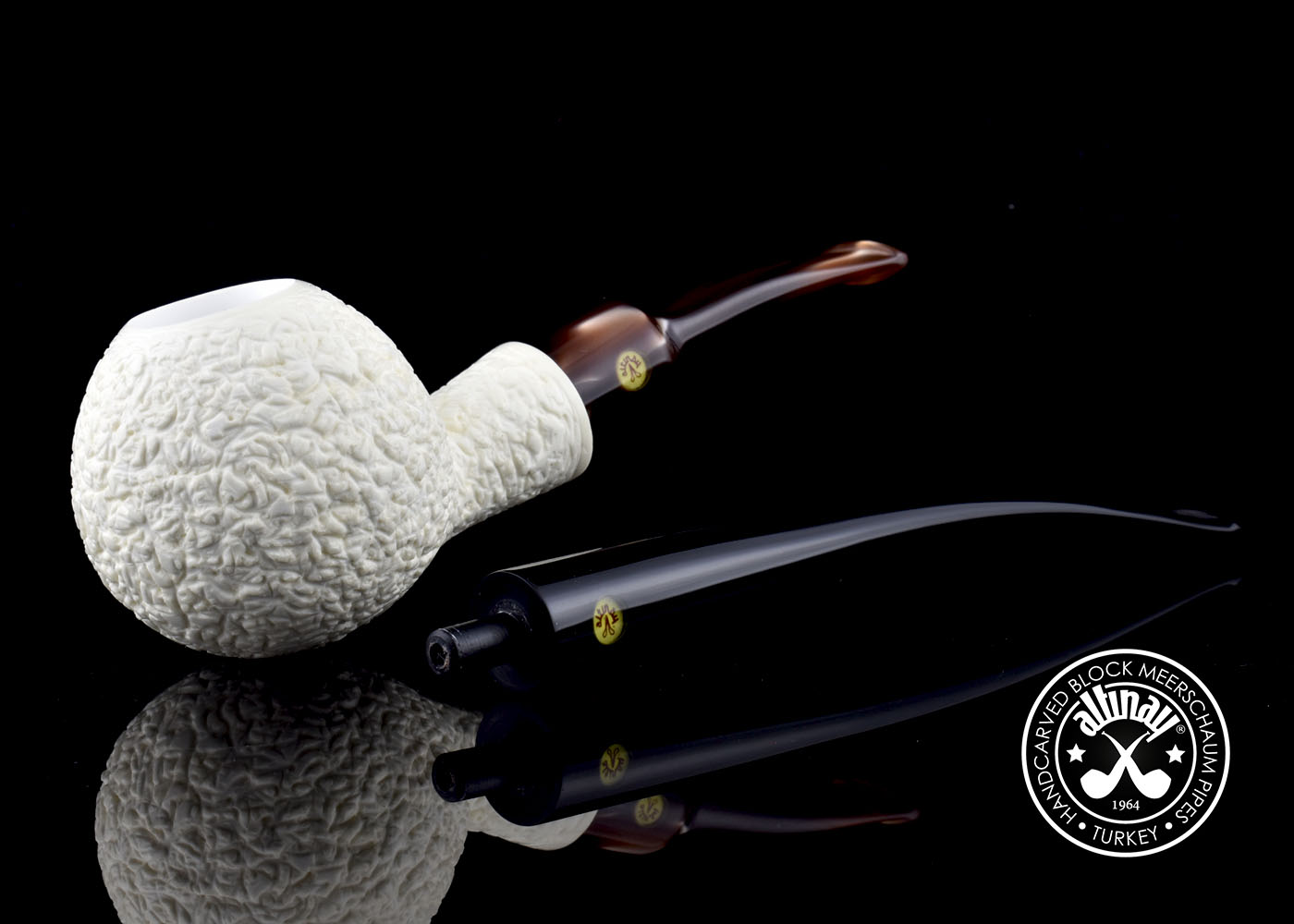 altinay-classic-ball-meerschaumpfeife-set-2-stems image 1