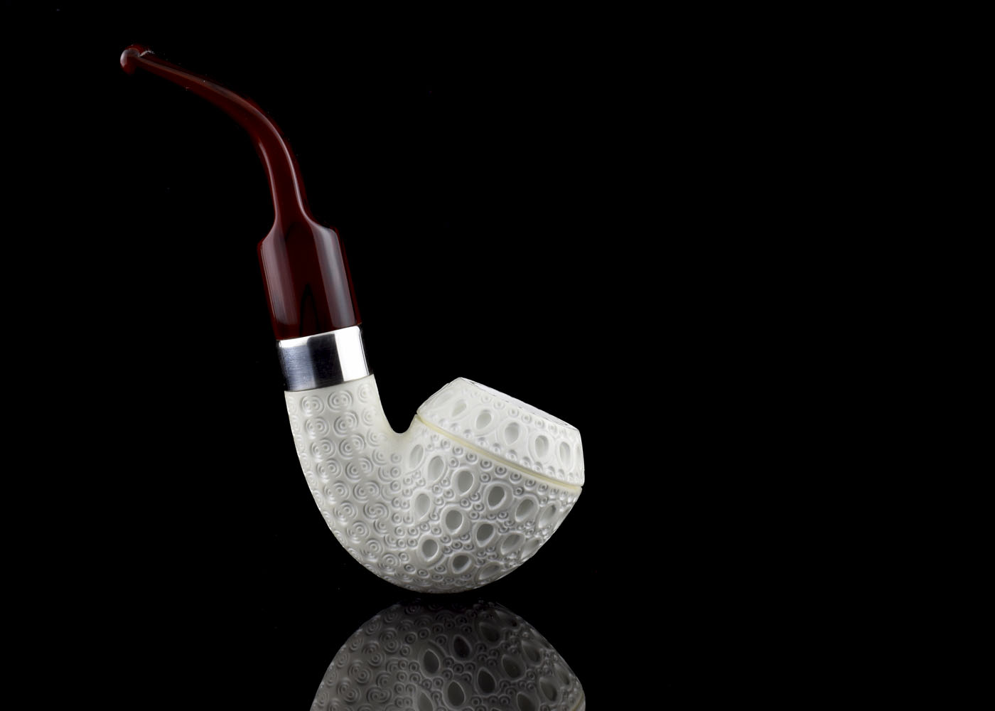 altinay-rhodesian-meerschaumpfeife-silberring image 4