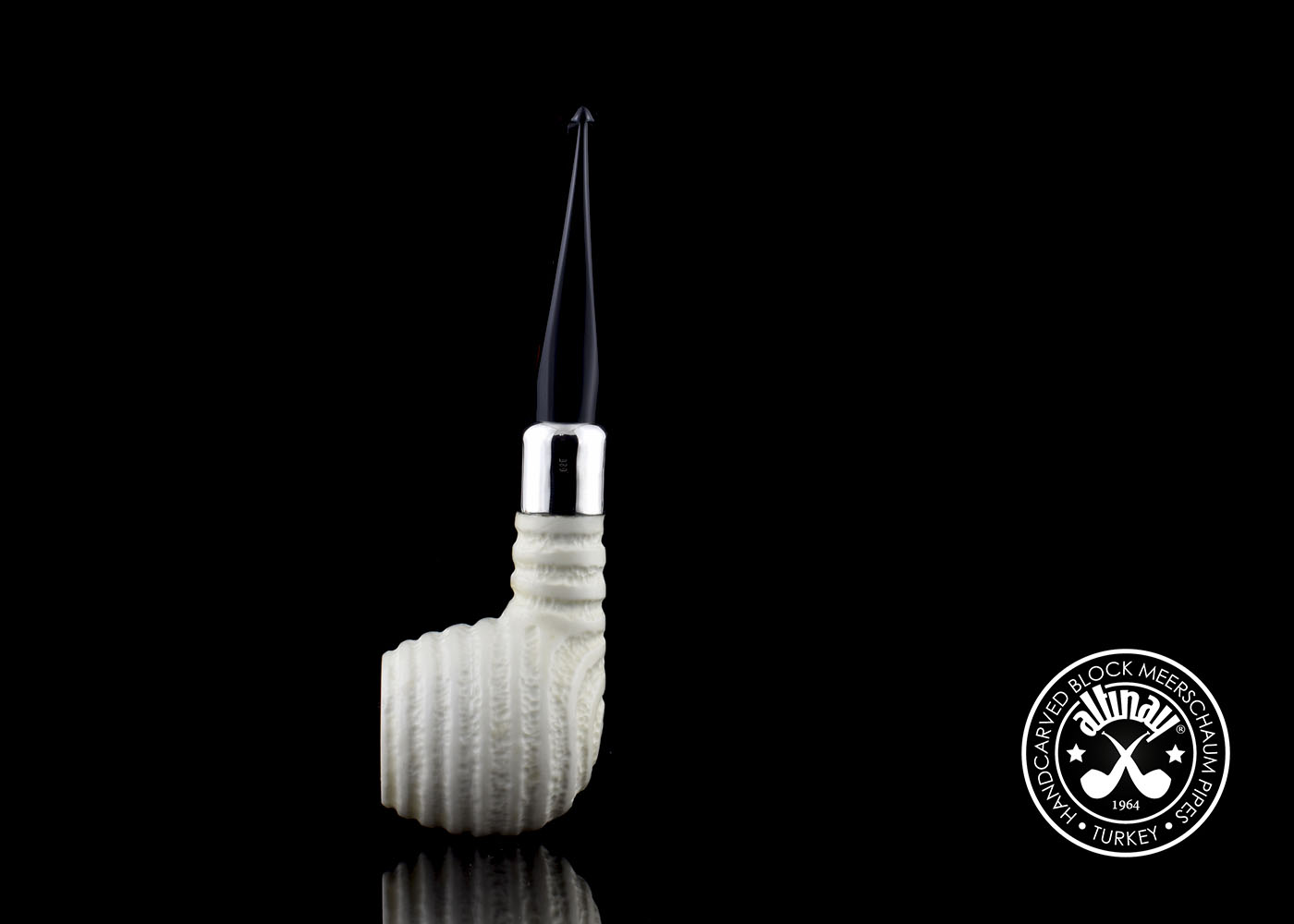 altinay-spigot-army-apple-meerschaumpfeife-silberring-2 image 8