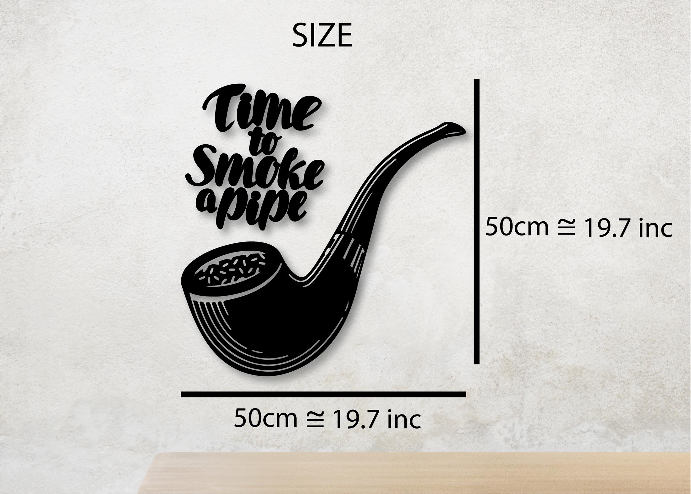 altinay-time-to-smoke-wooden-pfeifen-wanddeko-holz image 5