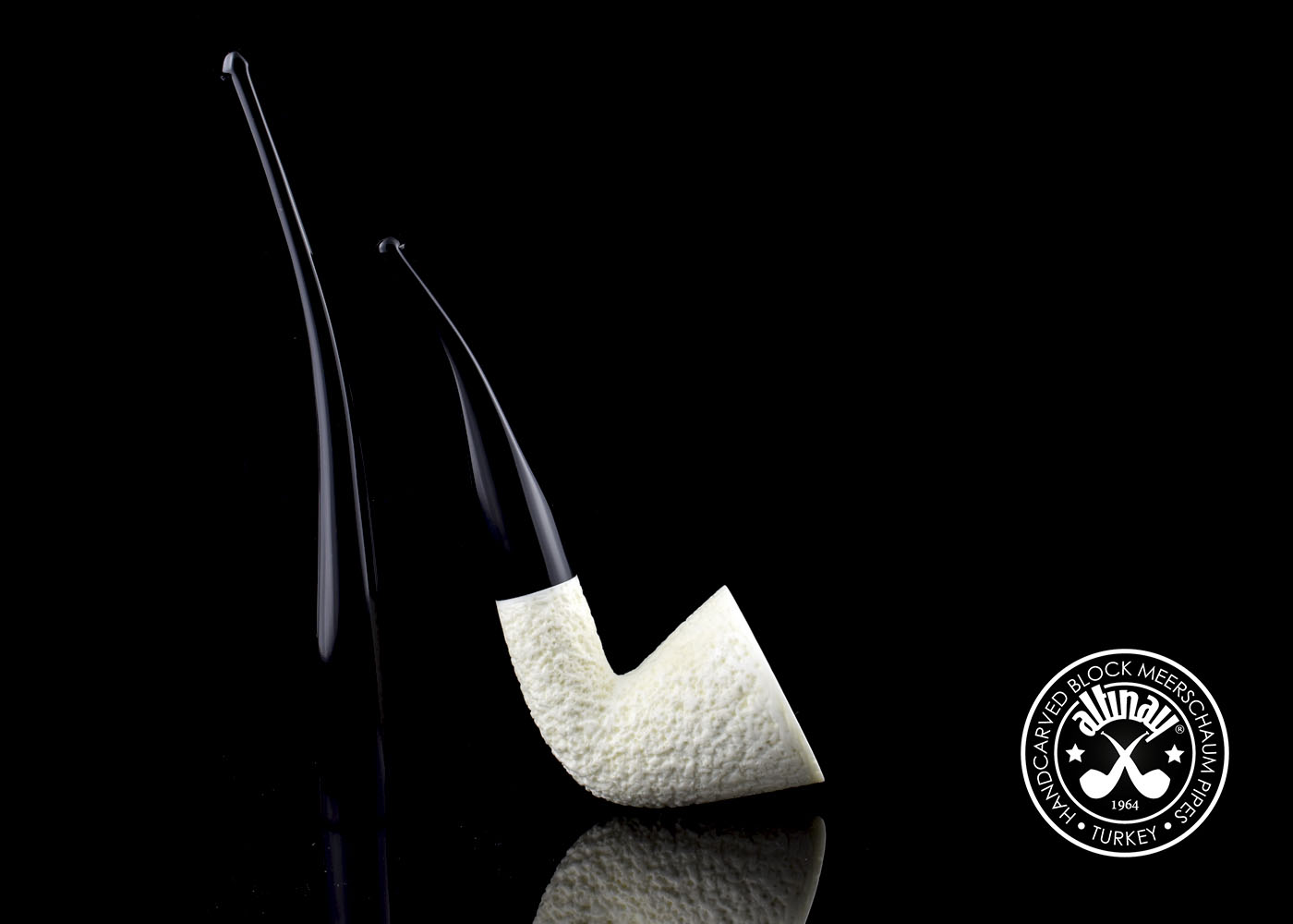 altinay-classic-dublin-meerschaumpfeife-double-stem-set-glatt image 1