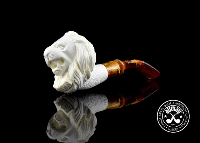 altinay-classic-lion-meerschaumpfeife-mit-l-wenkopf image 1