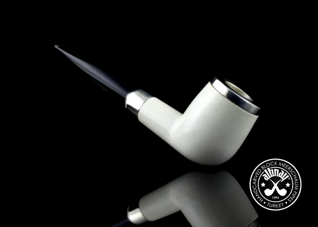 altinay-billiard-army-meerschaumpfeife-silber image 1
