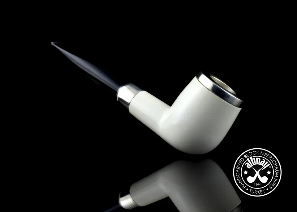 altinay-billiard-army-meerschaumpfeife-silber image 1