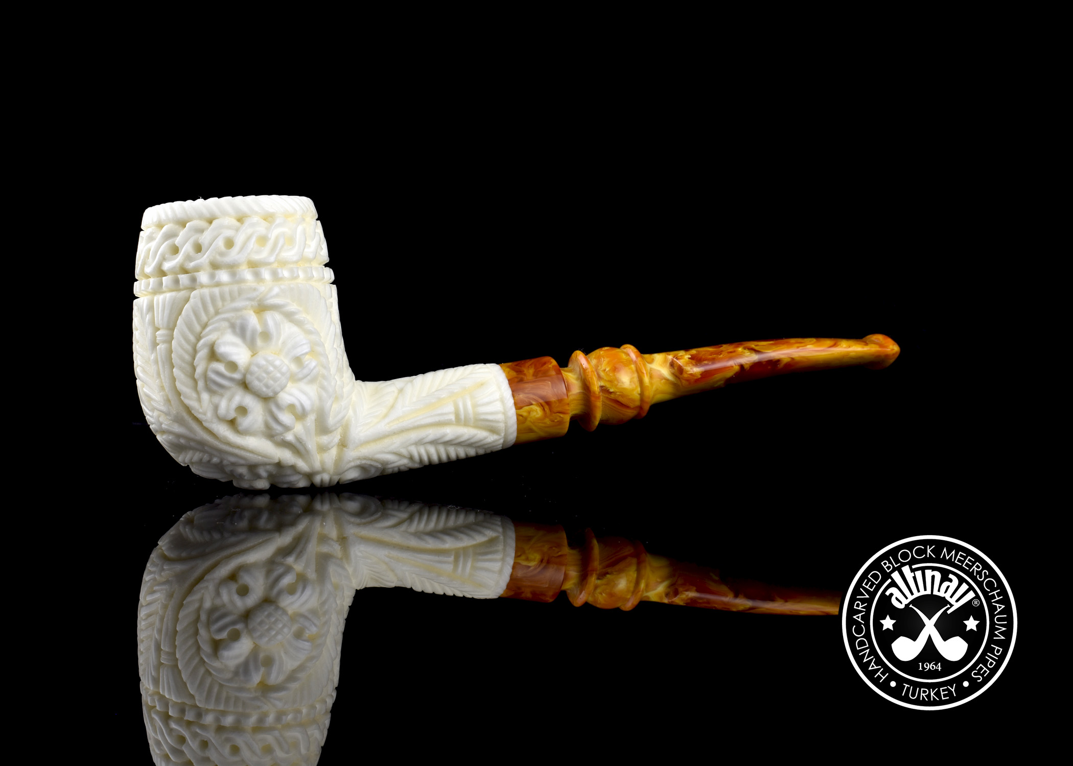 altinay-classic-billiard-meerschaumpfeife-glatt-natur-22 image 2