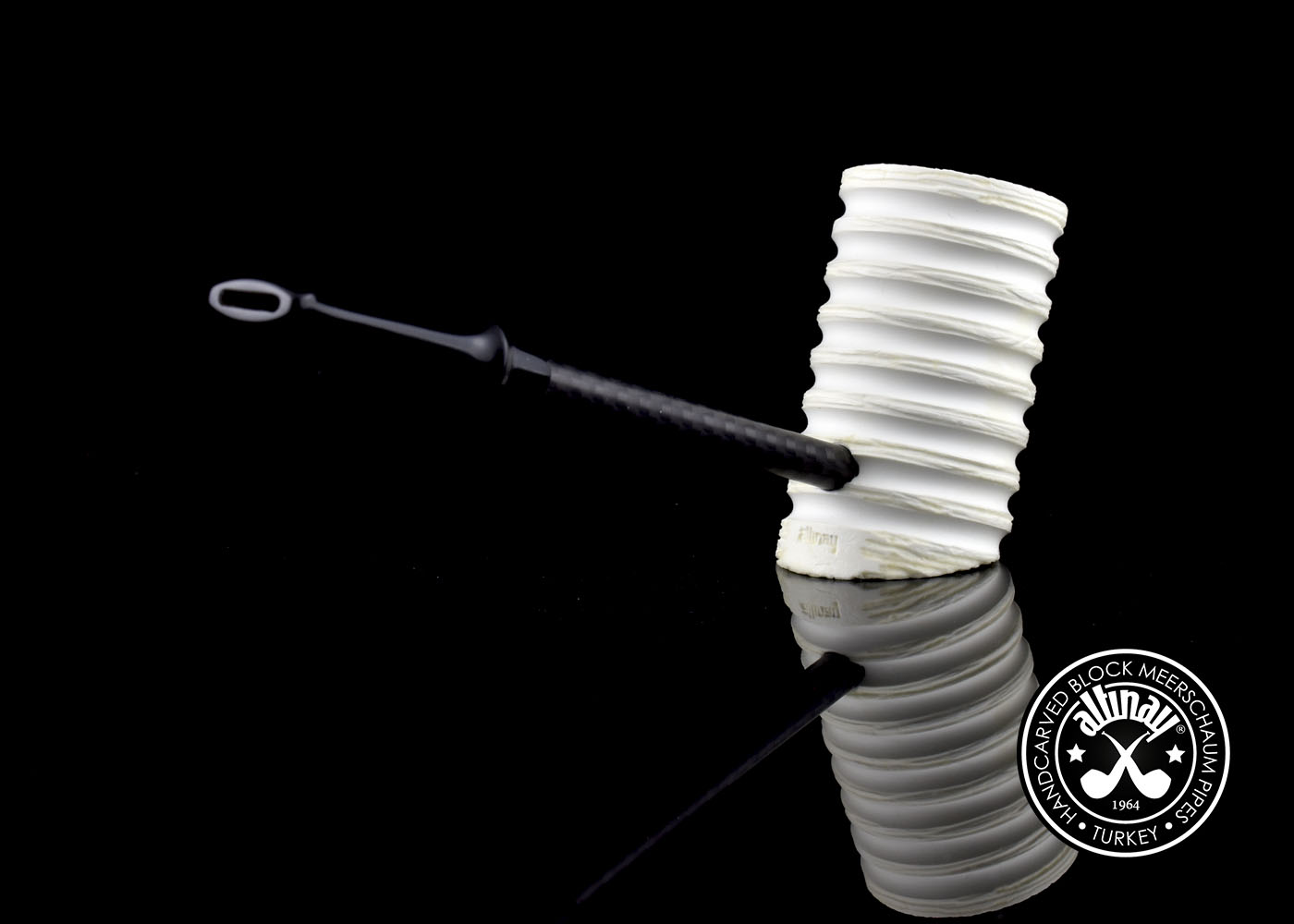 altinay-carbon-fiber-series-poker-tabakpfeife-meerschaum-glatt image 4