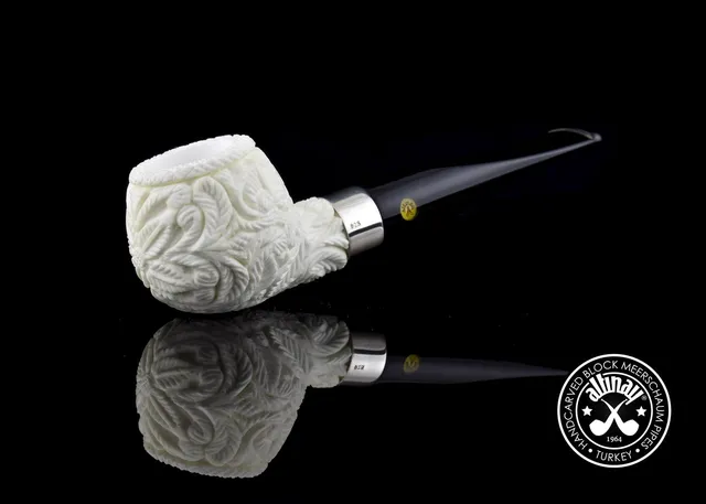 altinay-classic-tomato-meerschaumpfeife-mit-silberband image 1