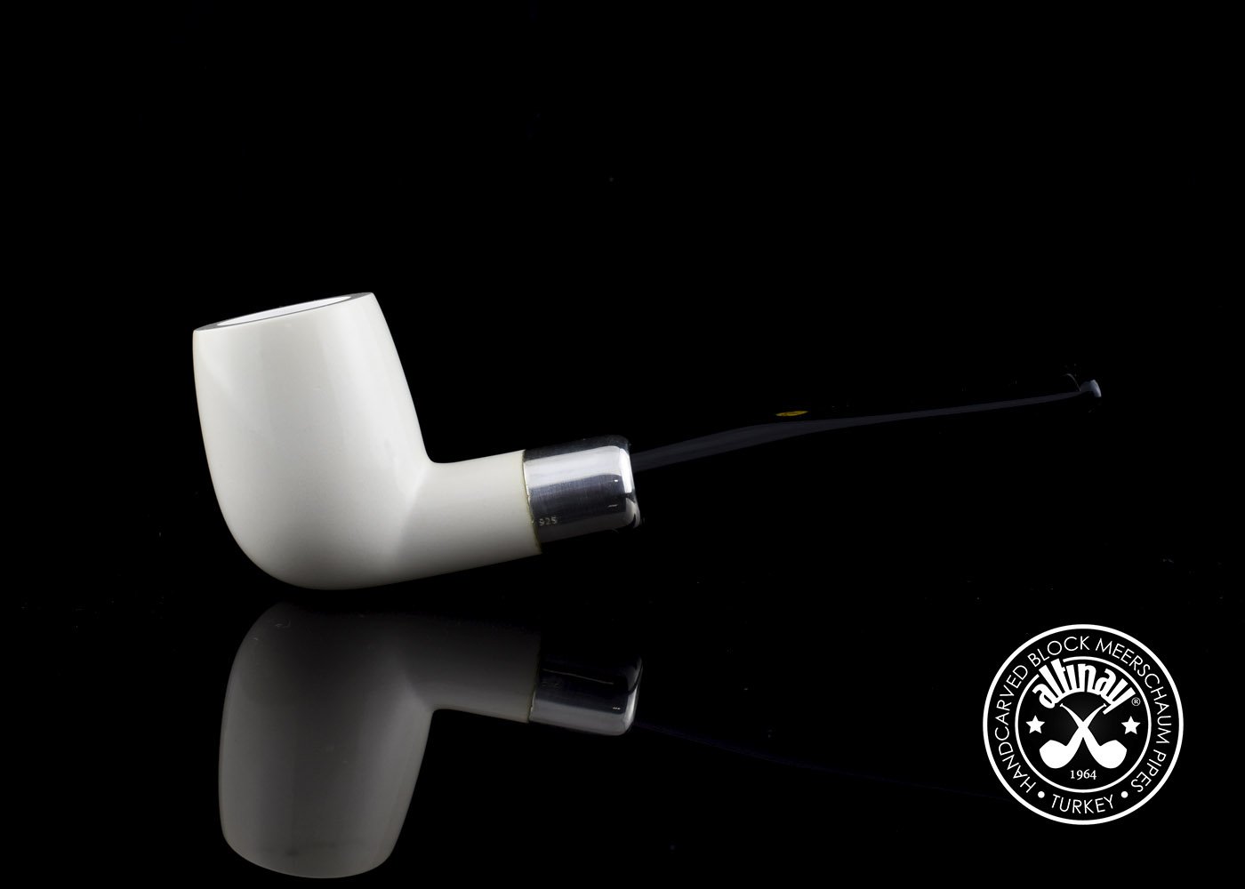 altinay-spigot-army-billiard-silver-army-meerschaumpfeife-silber image 3