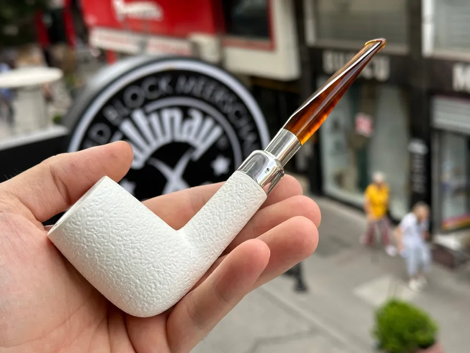 altinay-spigot-army-billiard-meerschaumpfeife-silber-spigot-3 image 1
