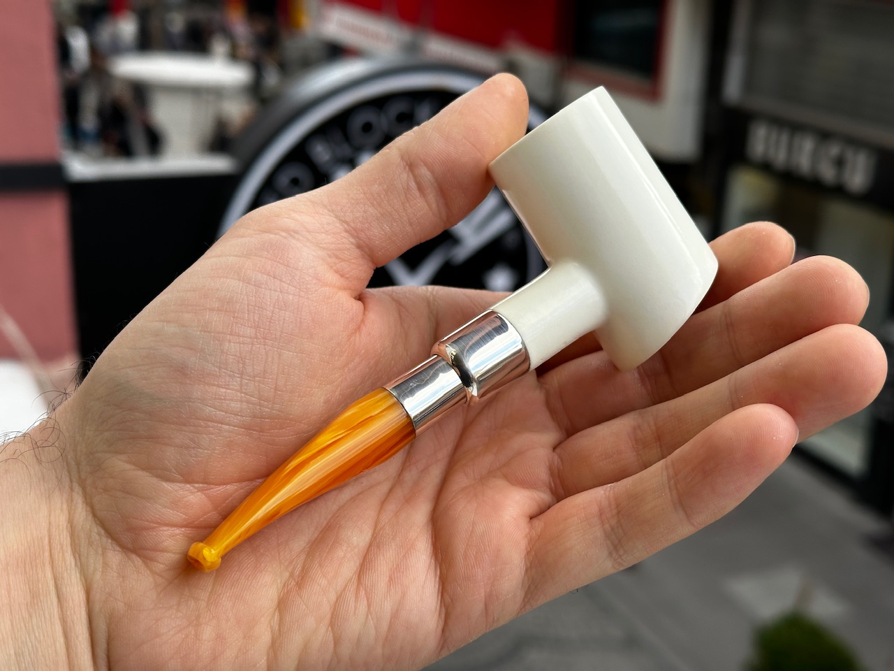 altinay-spigot-army-poker-silver-spigot-meerschaumpfeife-silber image 2