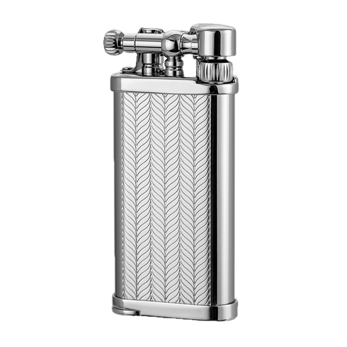 im-corona-old-boy-pfeifenfeuerzeug-chrom-herringbone image 1