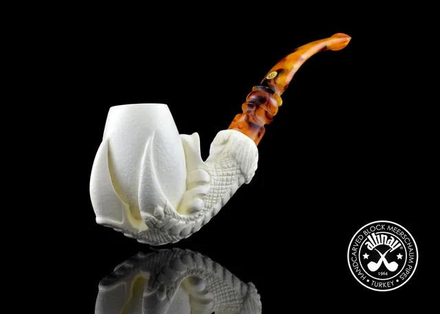 altinay-eagle-s-claw-meerschaum-pfeife-kralle-geschnitzt image 1