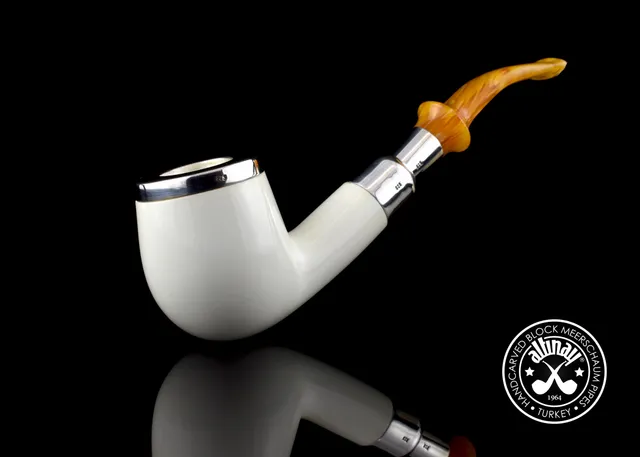 altinay-spigot-army-bent-billiard-meerschaumpfeife-gebogen image 1