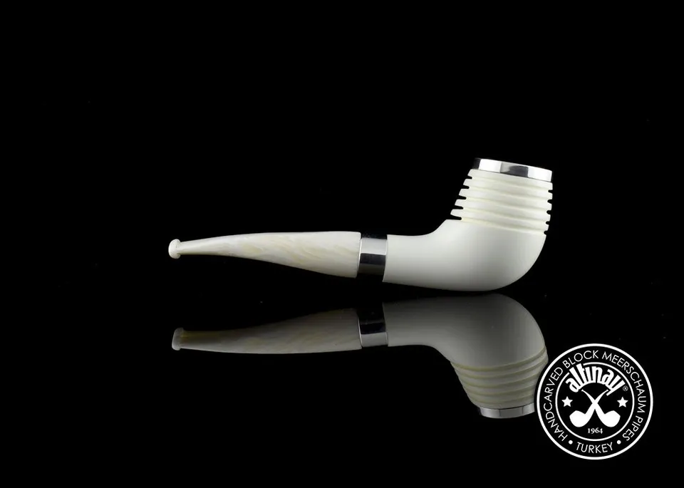 altinay-classic-top-silver-meerschaumpfeife-silberband image 1