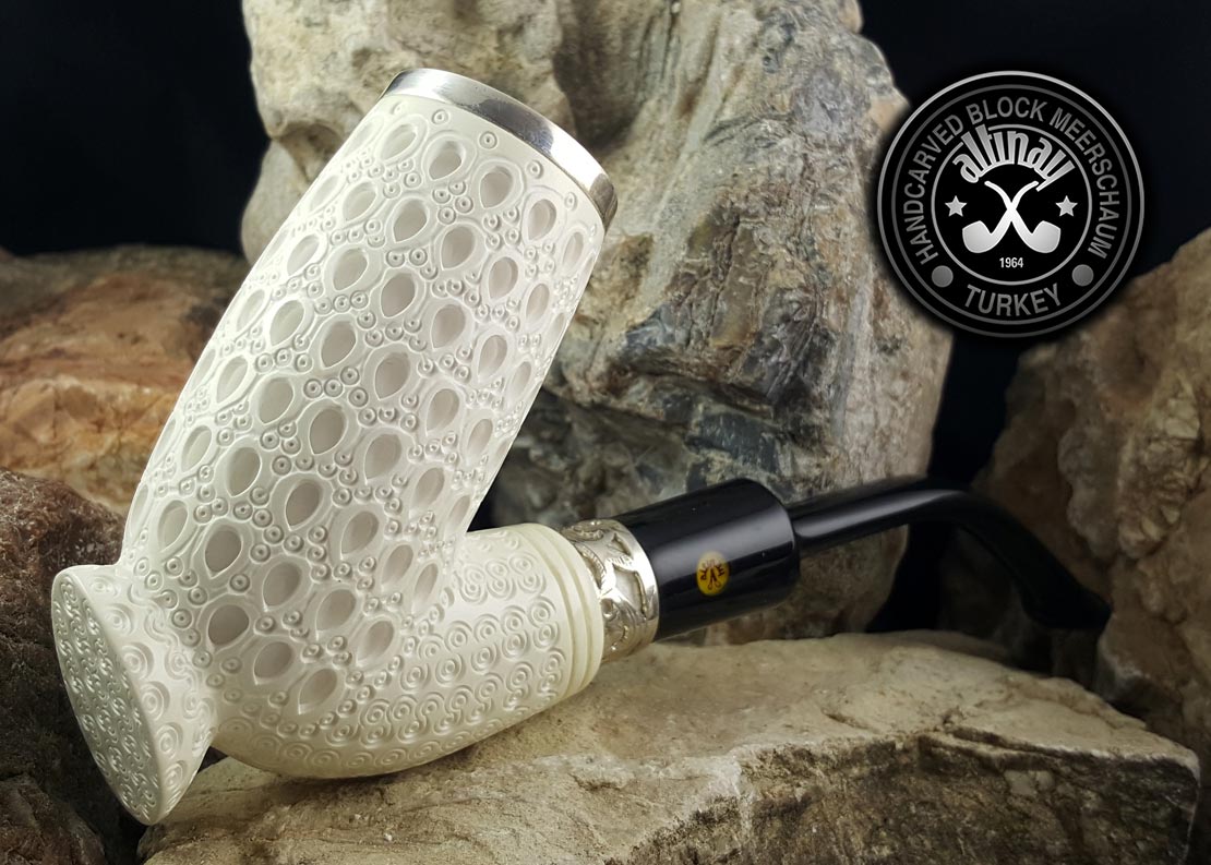 altinay-classic-sitter-chimney-meerschaumpfeife-silber image 4