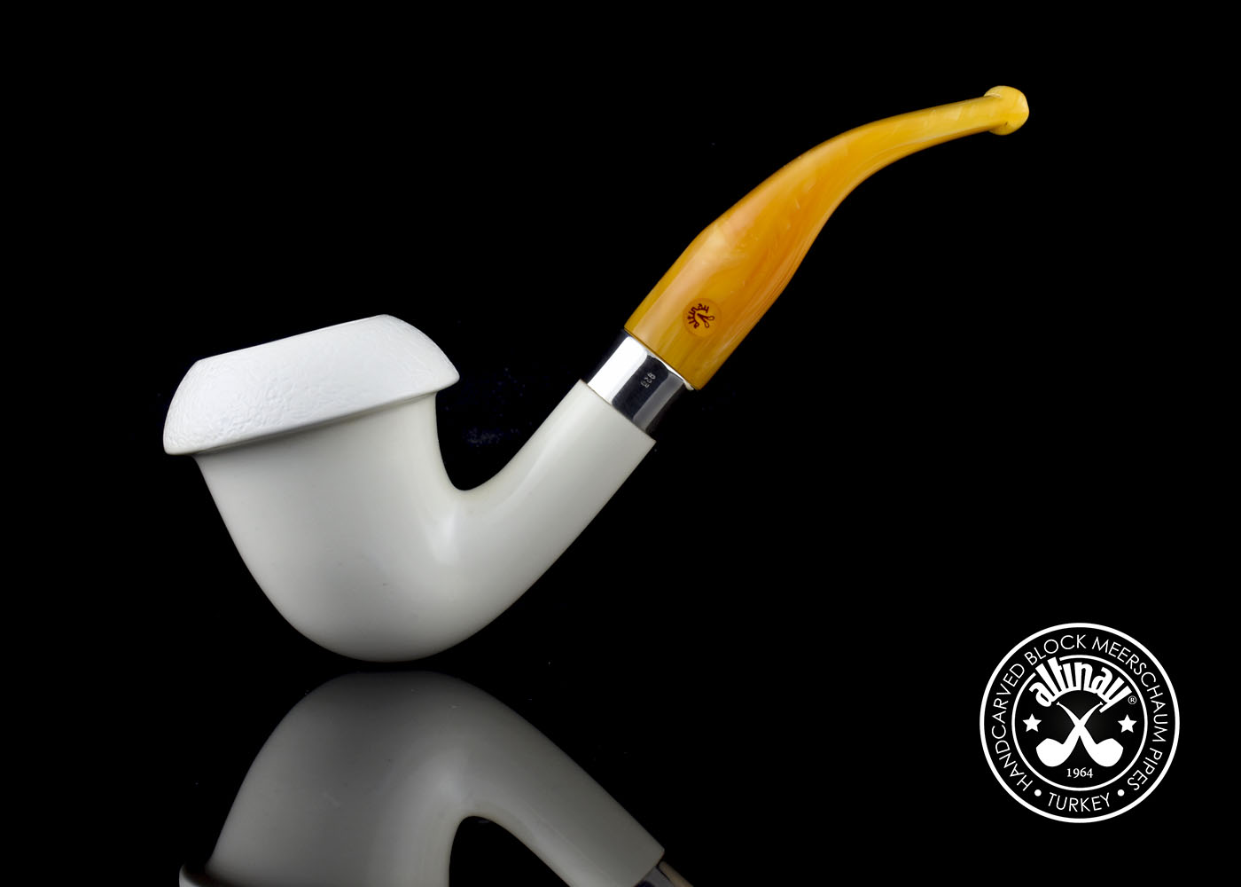 altinay-calabash-meerschaumpfeife-mit-silberband image 3