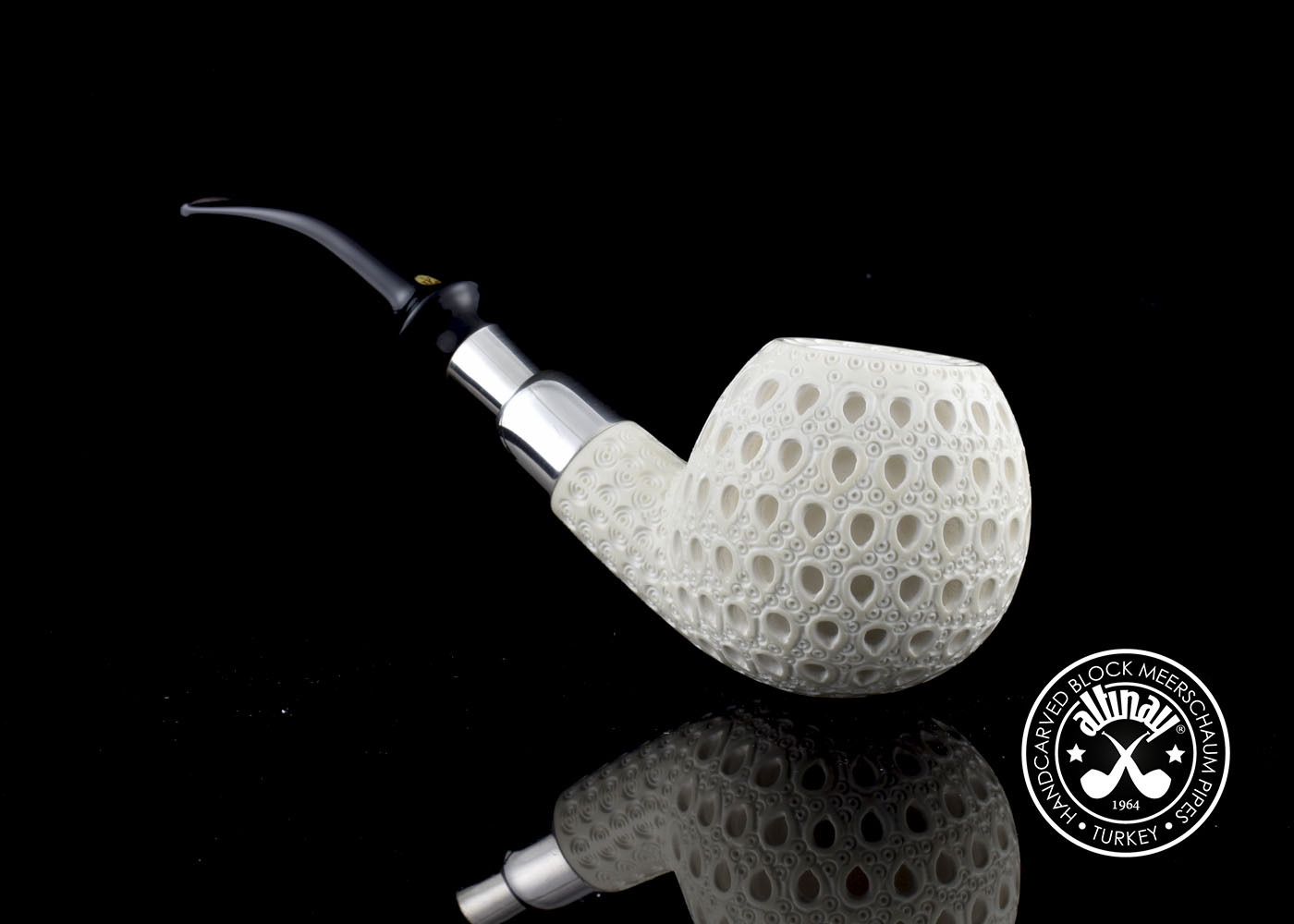 altinay-spigot-ball-meerschaumpfeife-silber-spigot-rund image 5