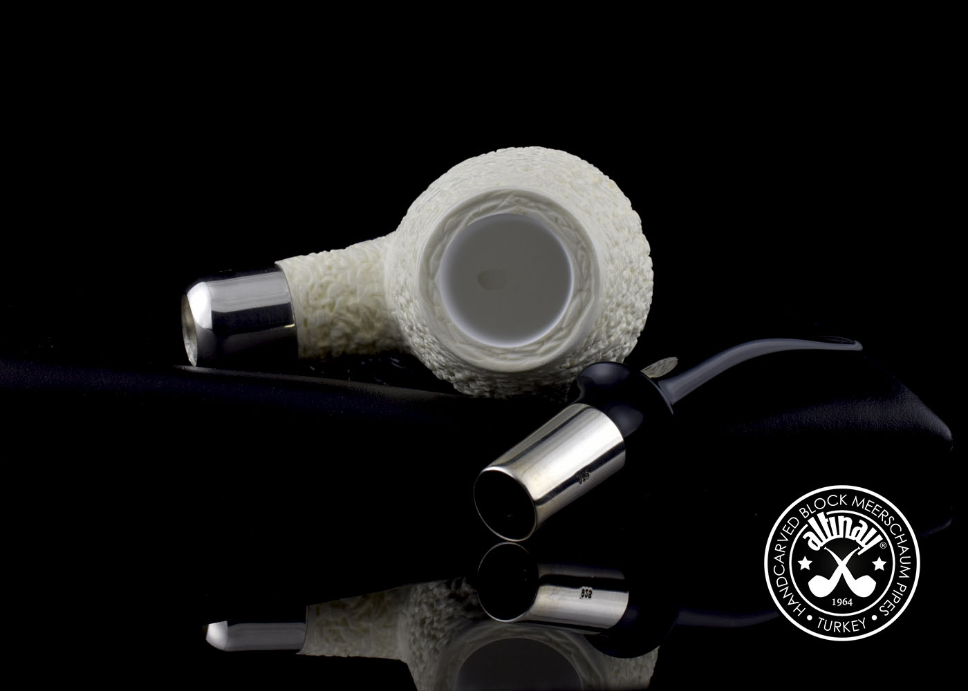 altinay-spigot-billiard-meerschaumpfeife-silber-spigot-7 image 6