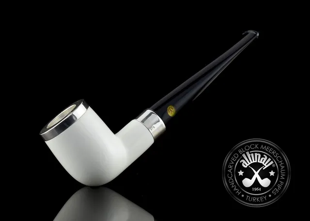 altinay-classic-billiard-meerschaumpfeife-silberband-kappe image 1