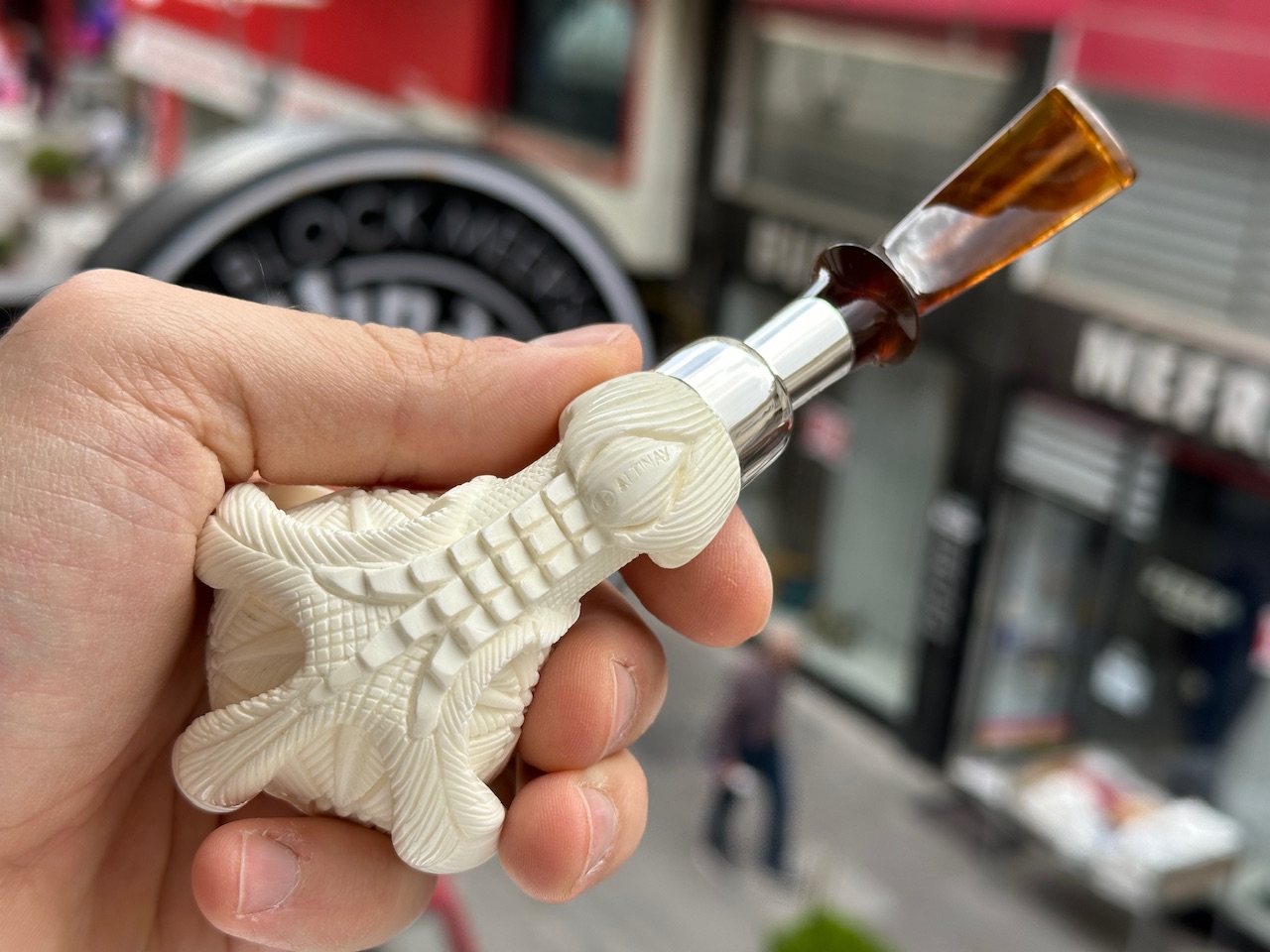 altinay-eagle-s-claw-top-silver-claw-spigot-meerschaumpfeife-silber-2 image 7